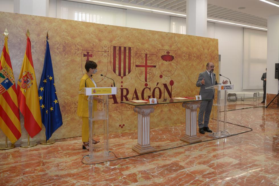 Visita de la ministra de Política Territorial a Teruel