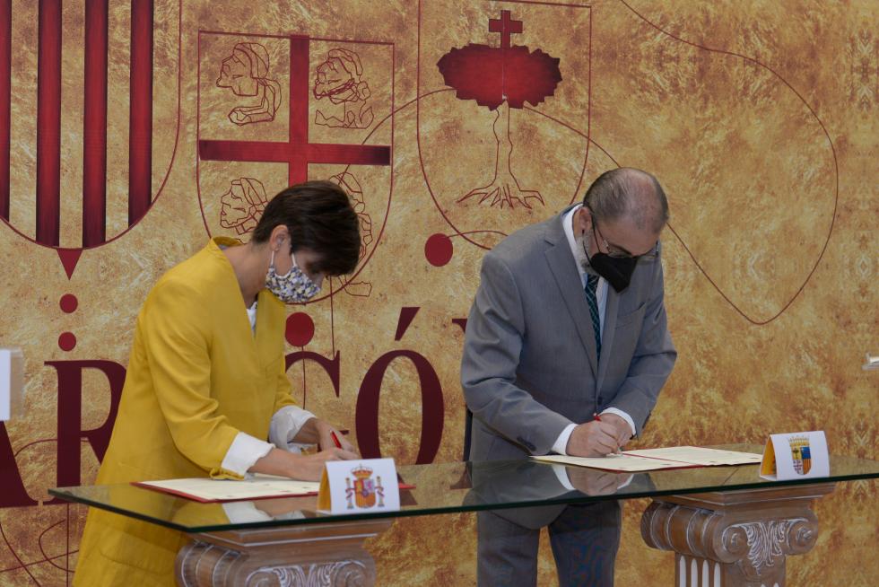 Visita de la ministra de Política Territorial a Teruel