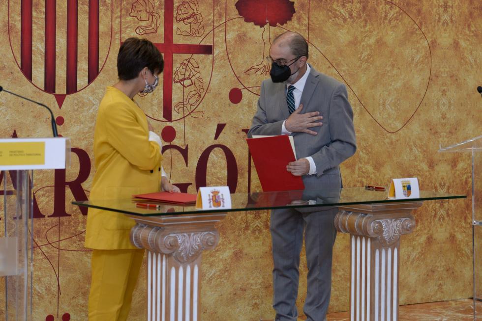 Visita de la ministra de Política Territorial a Teruel