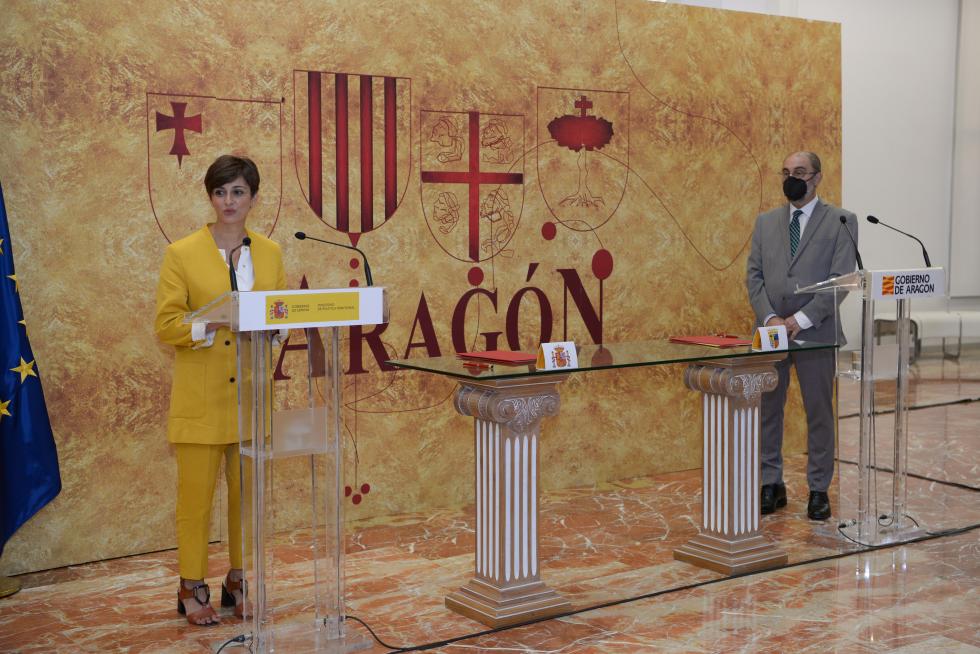 Visita de la ministra de Política Territorial a Teruel