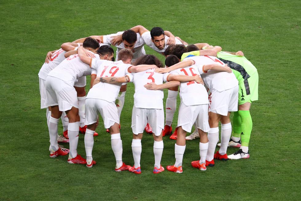Foto partido de semifinales de los Juegos Olímpicos Tokio 2020: Japón-España