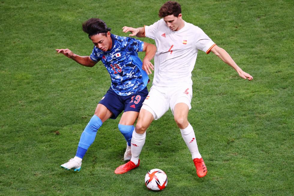 Foto partido de semifinales de los Juegos Olímpicos Tokio 2020: Japón-España