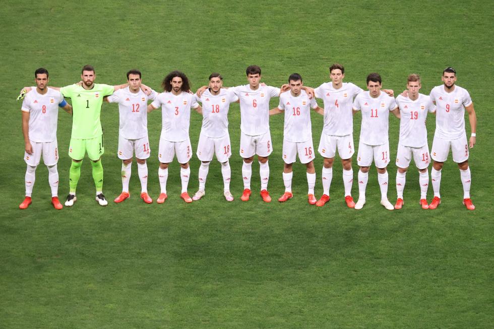 Foto partido de semifinales de los Juegos Olímpicos Tokio 2020: Japón-España