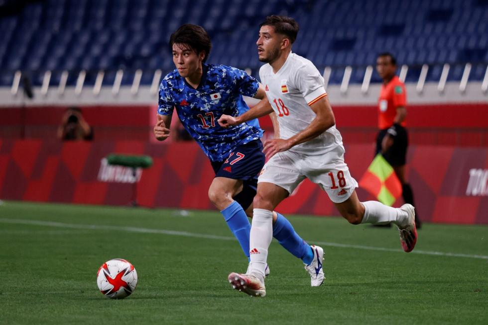 Foto partido de semifinales de los Juegos Olímpicos Tokio 2020: Japón-España