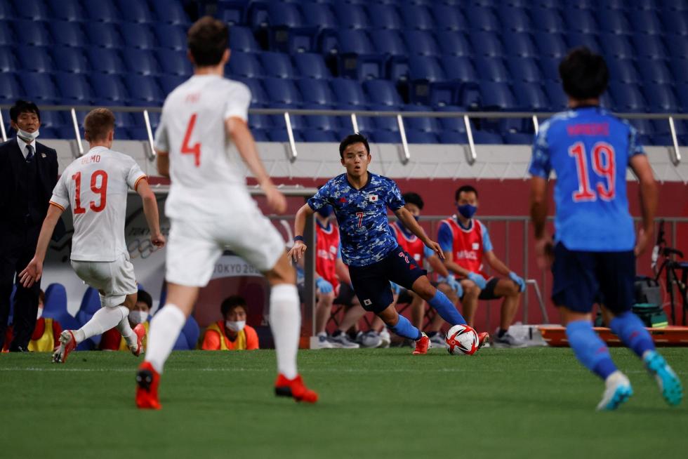 Foto partido de semifinales de los Juegos Olímpicos Tokio 2020: Japón-España