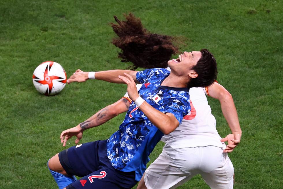 Foto partido de semifinales de los Juegos Olímpicos Tokio 2020: Japón-España