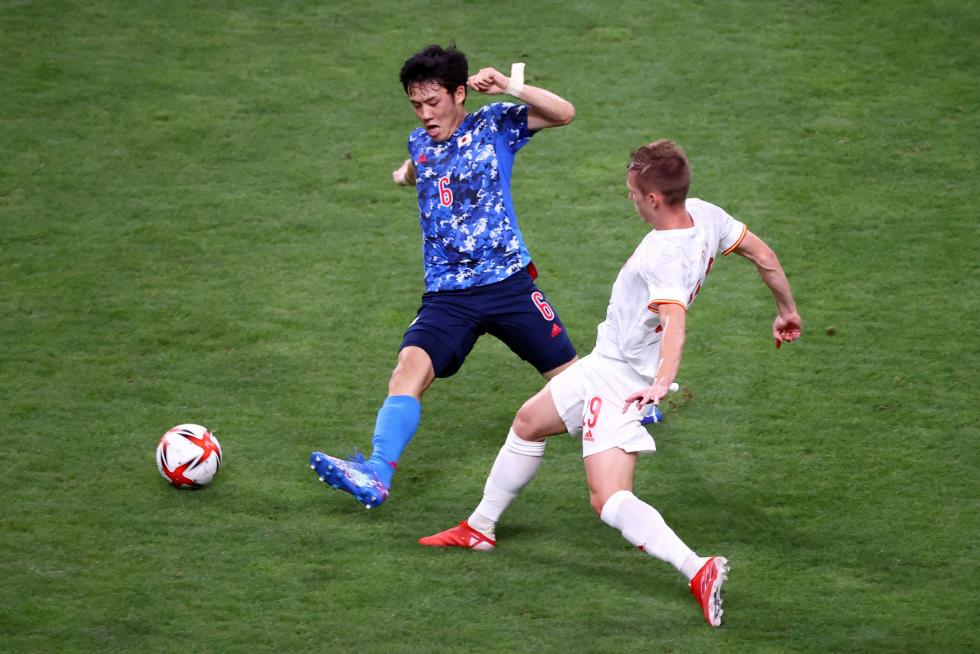 Foto partido de semifinales de los Juegos Olímpicos Tokio 2020: Japón-España