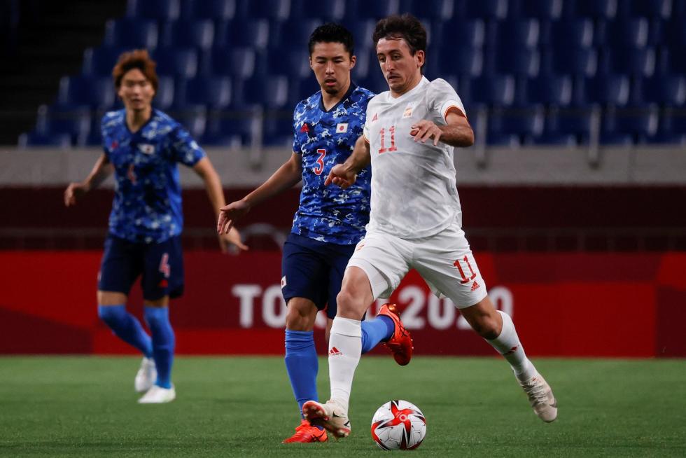 Foto partido de semifinales de los Juegos Olímpicos Tokio 2020: Japón-España