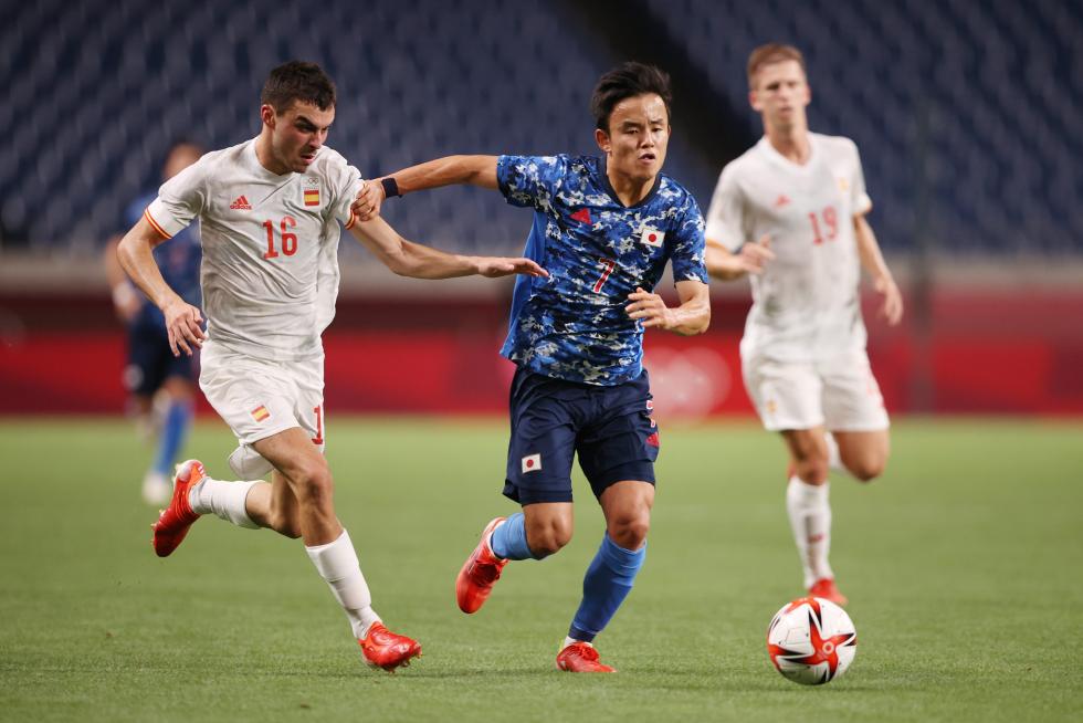 Foto partido de semifinales de los Juegos Olímpicos Tokio 2020: Japón-España