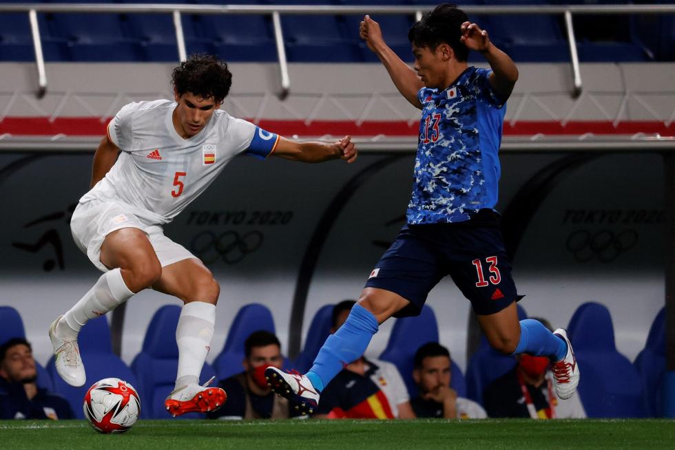 Foto partido de semifinales de los Juegos Olímpicos Tokio 2020: Japón-España