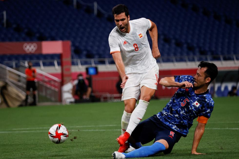 Foto partido de semifinales de los Juegos Olímpicos Tokio 2020: Japón-España