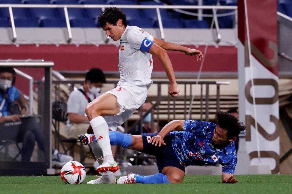 Foto partido de semifinales de los Juegos Olímpicos Tokio 2020: Japón-España