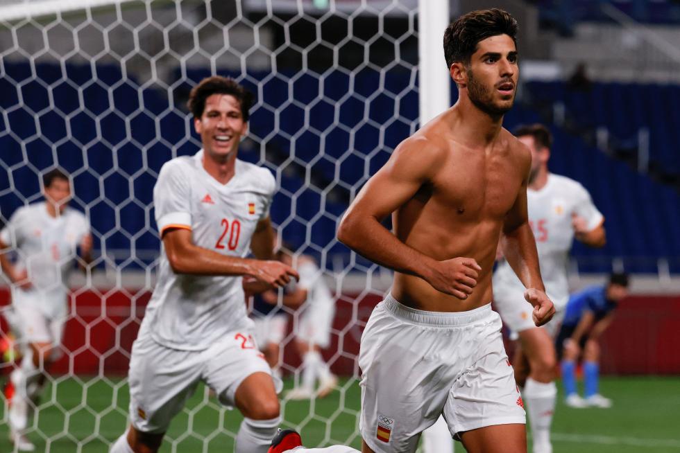 Foto partido de semifinales de los Juegos Olímpicos Tokio 2020: Japón-España