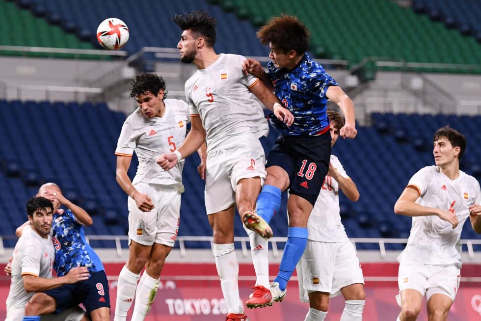 Foto partido de semifinales de los Juegos Olímpicos Tokio 2020: Japón-España