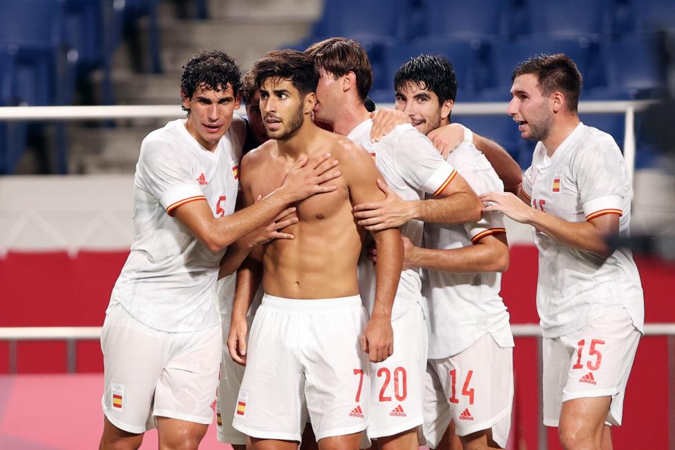 Foto partido de semifinales de los Juegos Olímpicos Tokio 2020: Japón-España