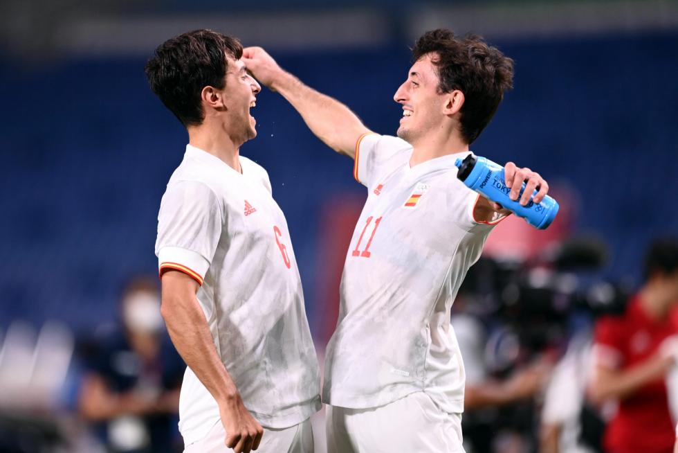 Foto partido de semifinales de los Juegos Olímpicos Tokio 2020: Japón-España