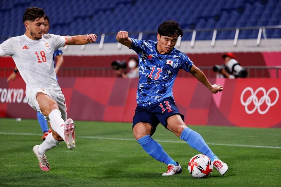 Foto partido de semifinales de los Juegos Olímpicos Tokio 2020: Japón-España