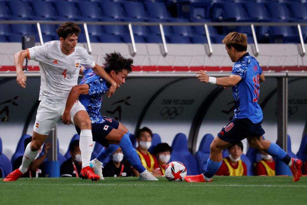 Foto partido de semifinales de los Juegos Olímpicos Tokio 2020: Japón-España