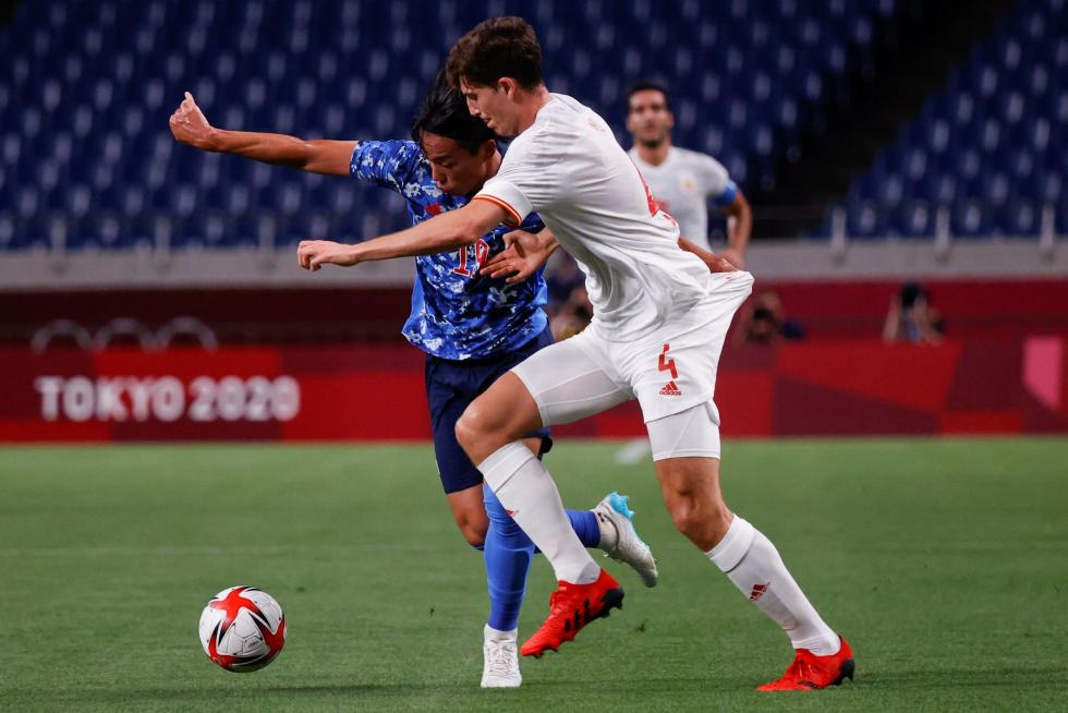 Foto partido de semifinales de los Juegos Olímpicos Tokio 2020: Japón-España