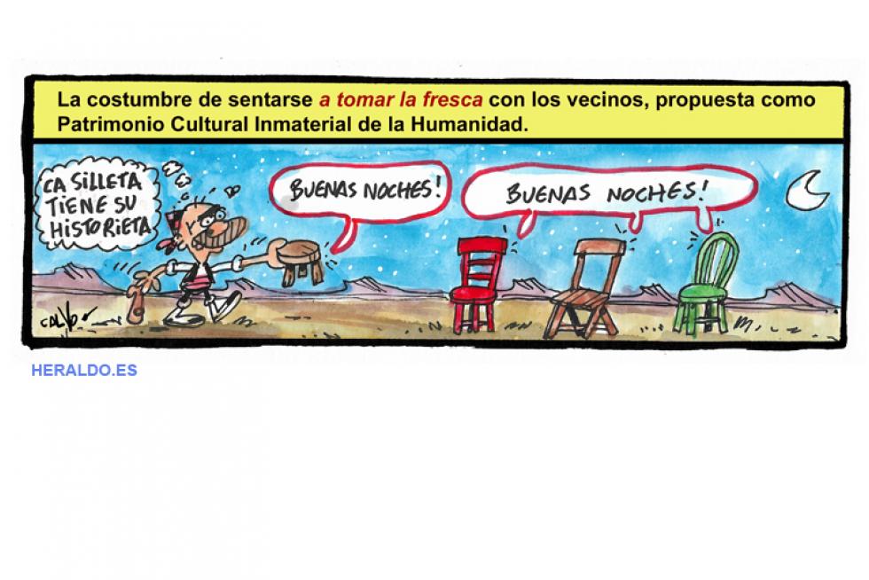Supermaño sale a tomar la fresca.