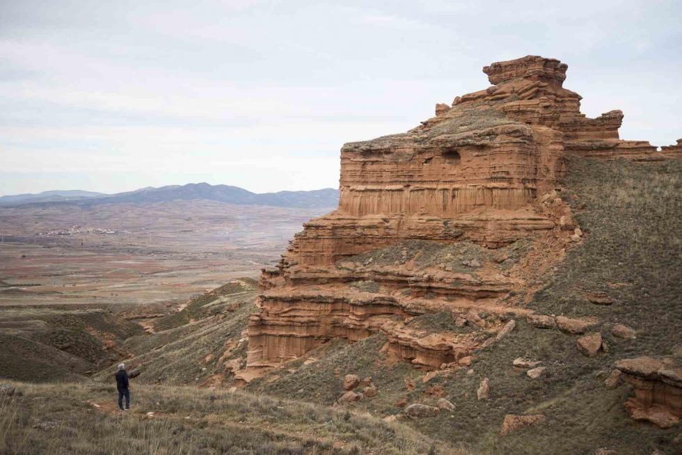 Los "castillos" de Cervera de la Cañada son famosos en la comarca de Calatayud