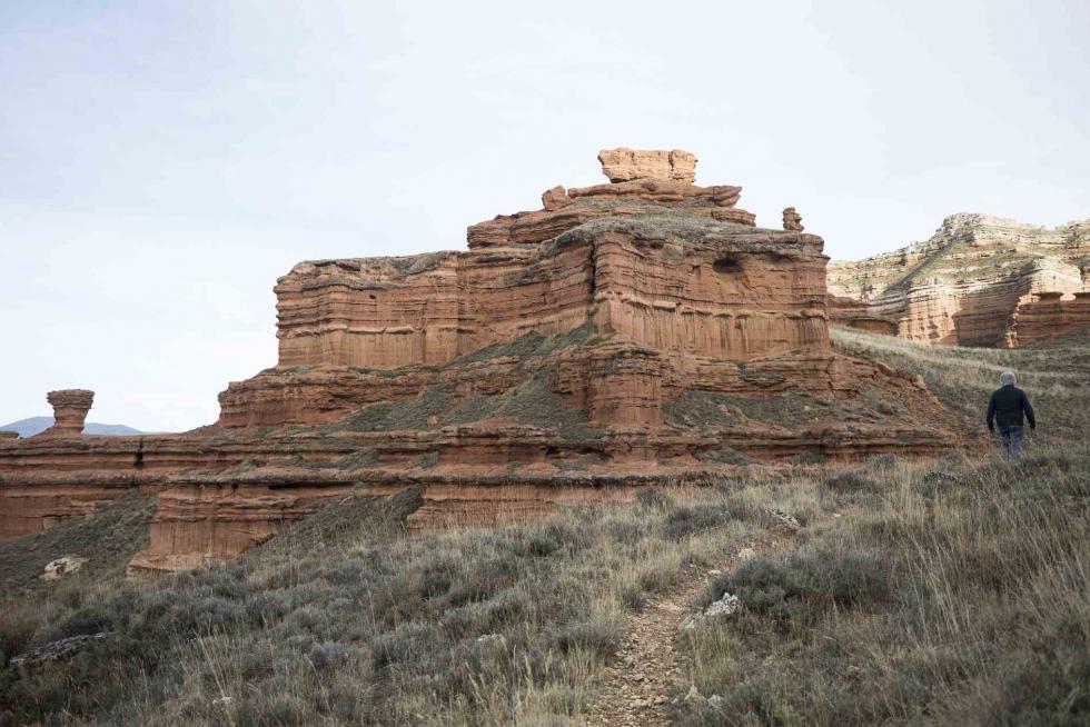 Los "castillos" de Cervera de la Cañada son famosos en la comarca de Calatayud