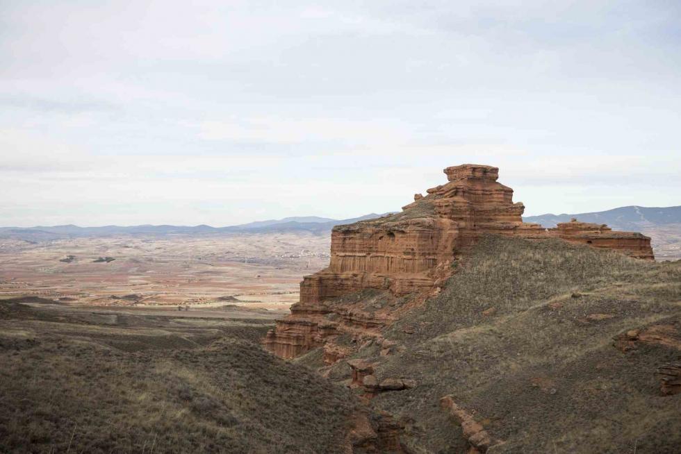 Los "castillos" de Cervera de la Cañada son famosos en la comarca de Calatayud
