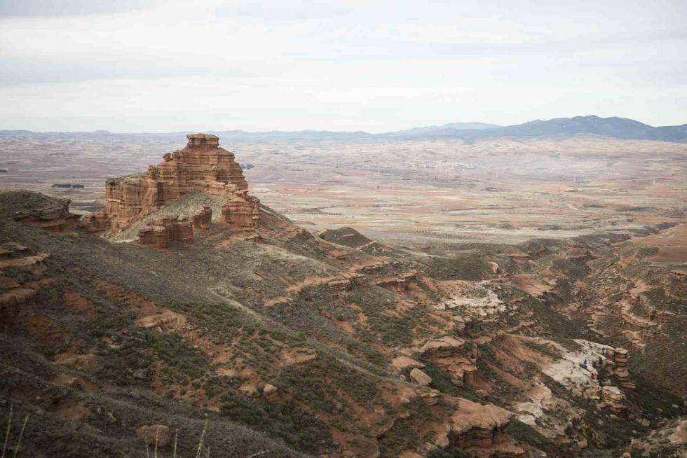 Los "castillos" de Cervera de la Cañada son famosos en la comarca de Calatayud