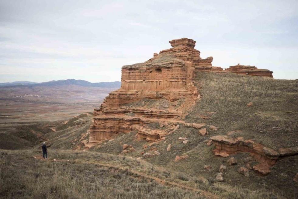 Los "castillos" de Cervera de la Cañada son famosos en la comarca de Calatayud