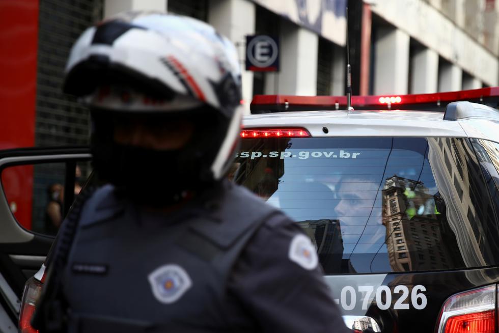 Protest against Brazil's President Jair Bolsonaro, in Sao Paulo