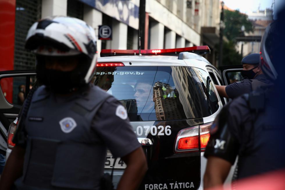 Protest against Brazil's President Jair Bolsonaro, in Sao Paulo