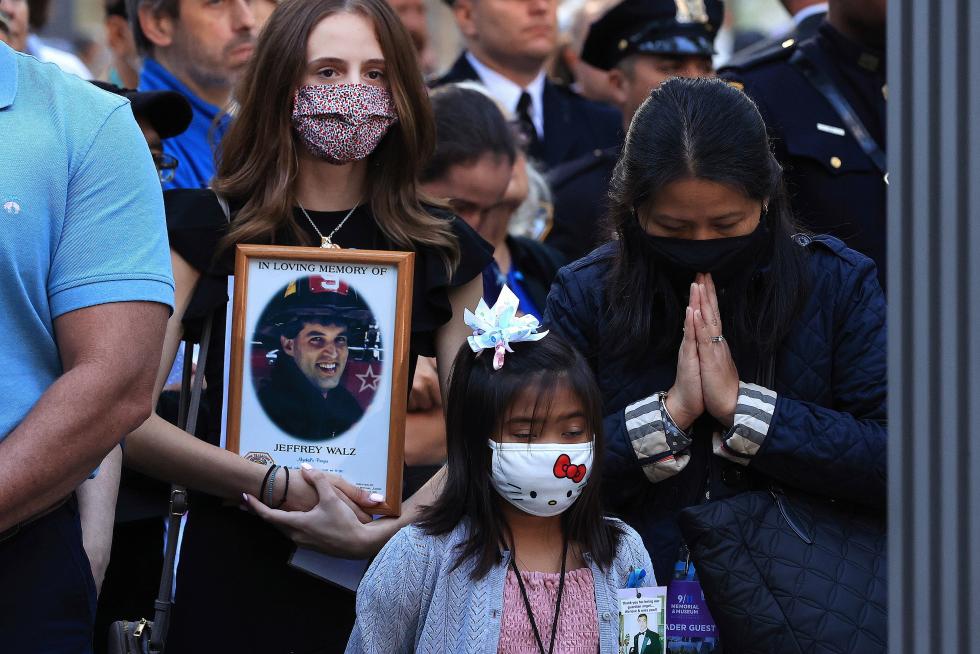 Homenaje a las víctimas del 11-S en Nueva York