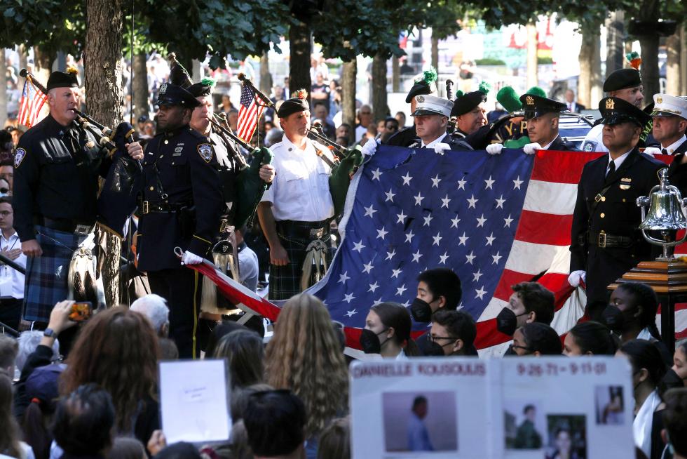 Homenaje a las víctimas del 11-S en Nueva York