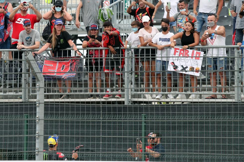 Segunda jornada del Gran Premio Tissot de Aragón de Moto GP: Quartararo