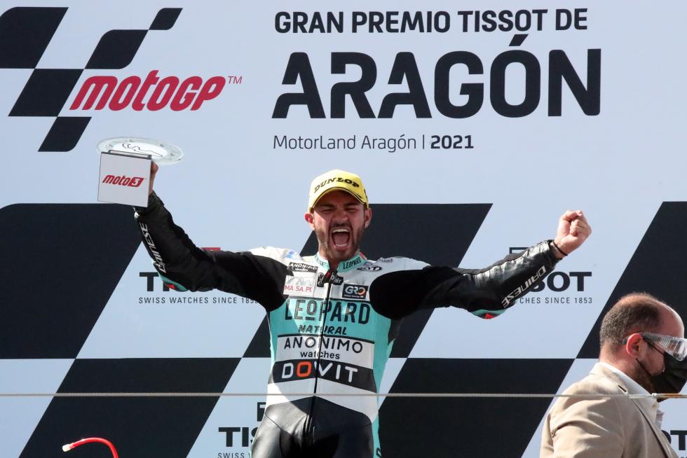 El italiano Dennis Foggia se impone en Moto3