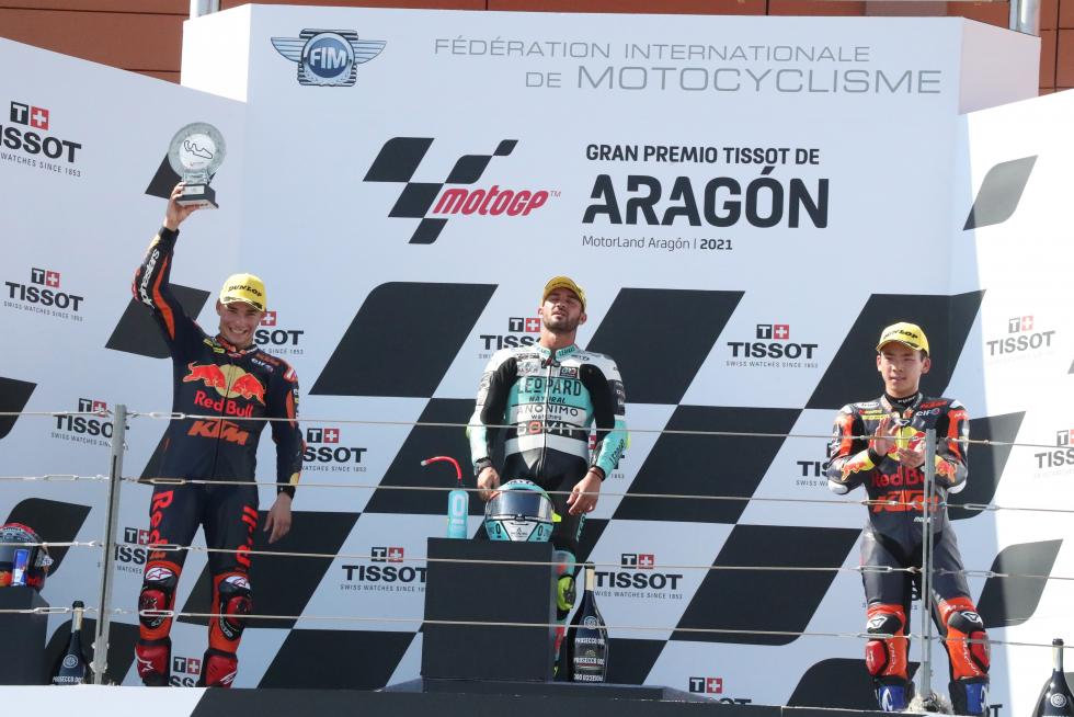 El italiano Dennis Foggia se impone en Moto3