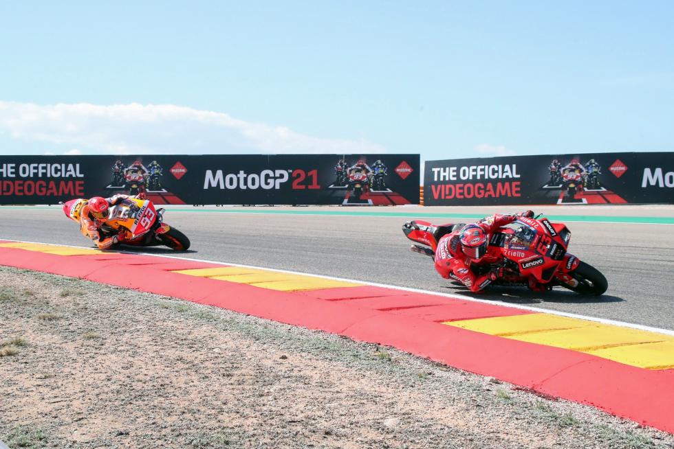 Primera victoria de Bagnaia en MotoGP