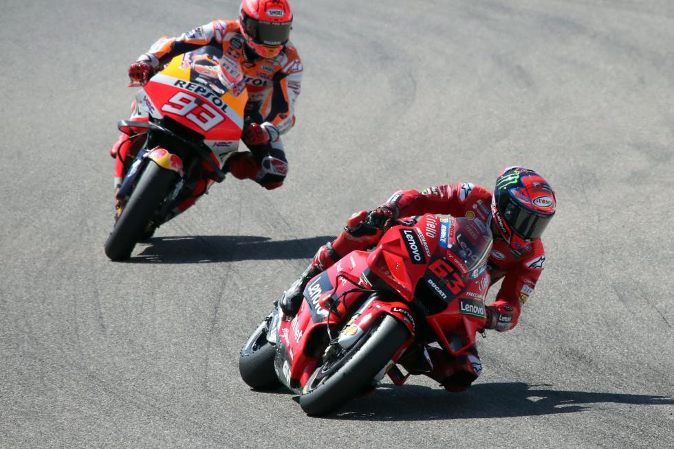Primera victoria de Bagnaia en MotoGP