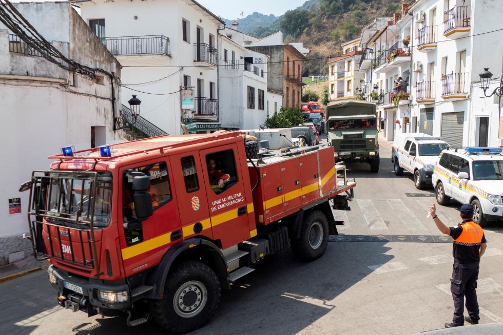 Todos los habitantes de Jubrique ya han sido desalojados y están en Algatocín