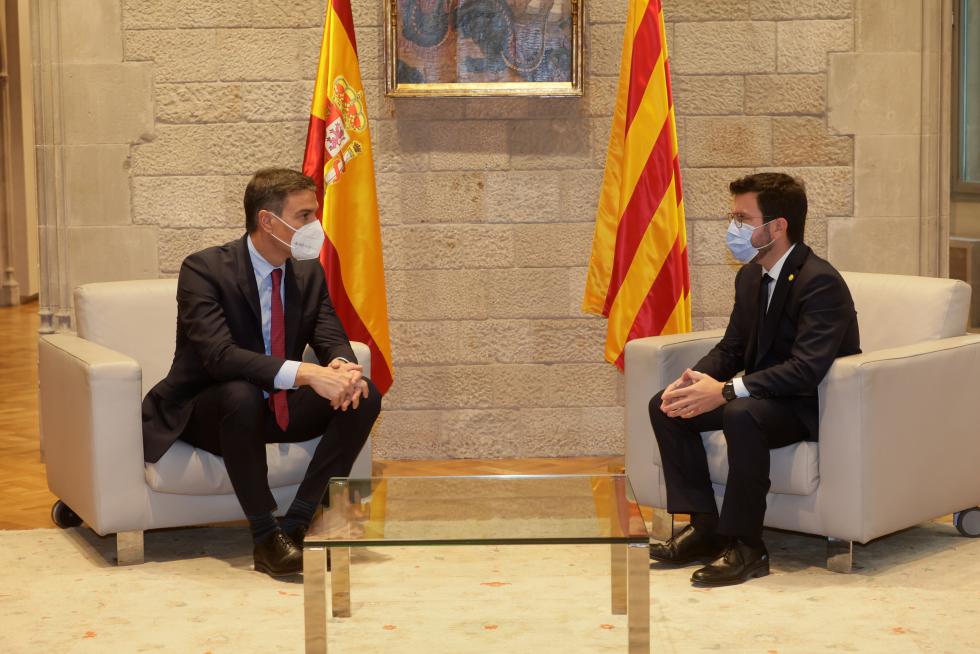Mesa de diálogo entre el Gobierno y la Generalitat