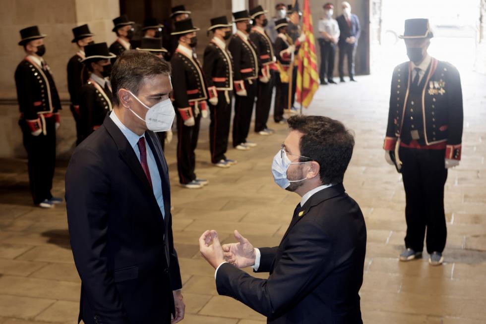 Mesa de diálogo entre el Gobierno y la Generalitat