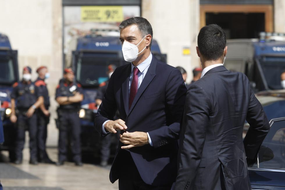 Reunión entre Pedro Sánchez y Pere Aragonès