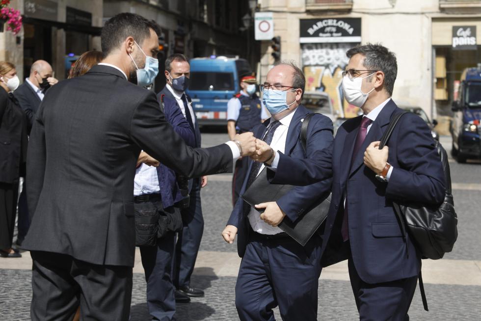 Reunión entre Pedro Sánchez y Pere Aragonès