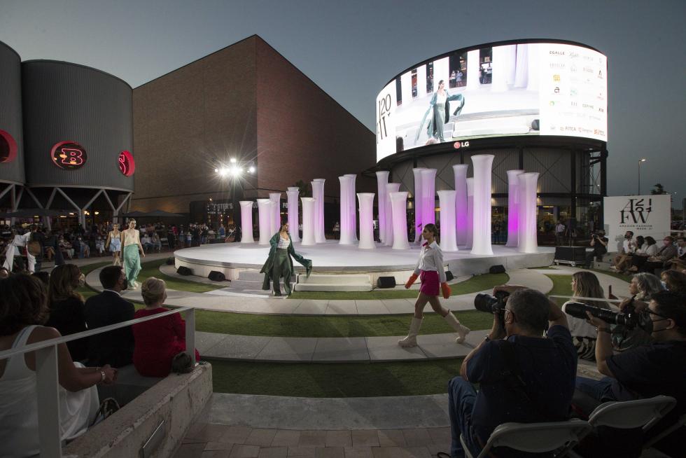 Desfiles en la Aragón Fashion Week 2021.