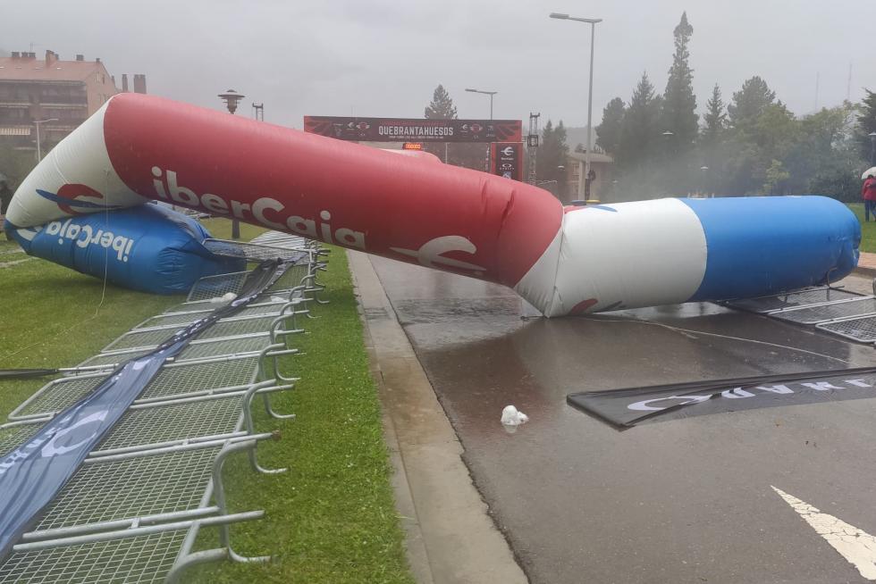 La lluvia marca el regreso de la Quebrantahuesos