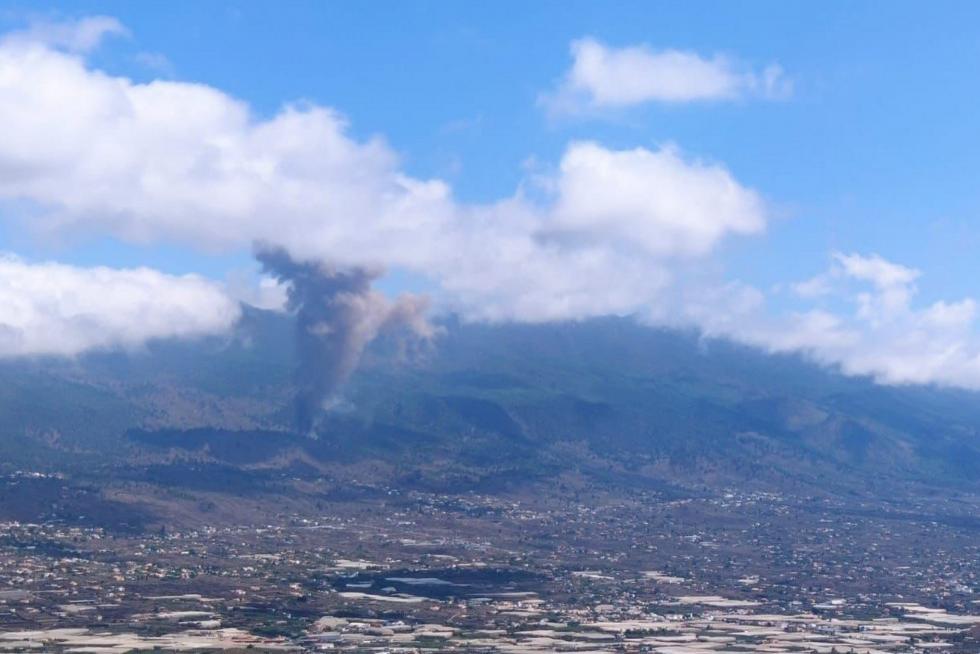 Erupción volcánica en La Palma.