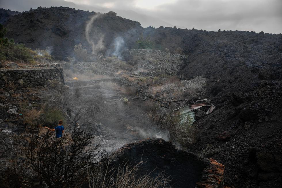 Desalojo de Todoque por el volcán de La Palma