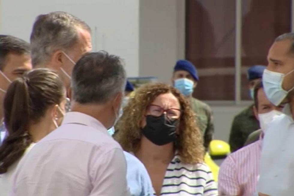 Visita de los Reyes de España a La Palma tras la erupción del volcán Cumbre Vieja