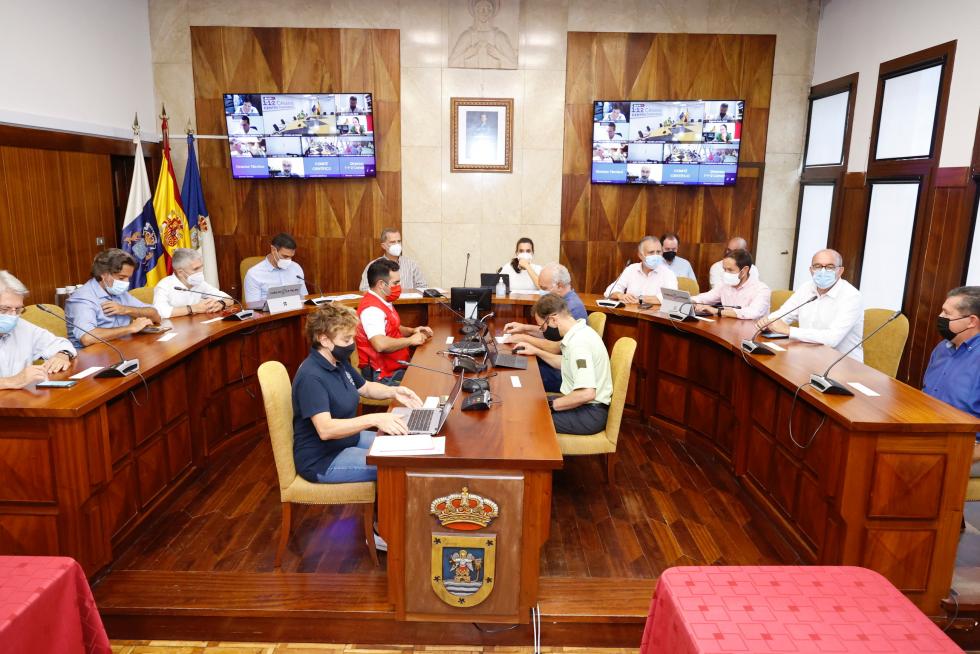 Spain's King Felipe VI visits the Canary Island of La Palma days after the volcanic eruption
