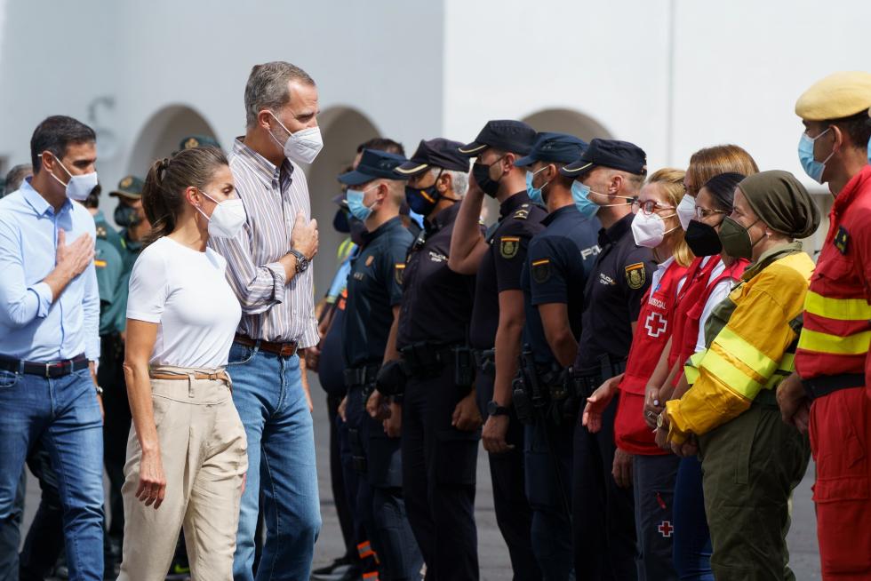 Visita de los reyes Felipe y Letizia a la isla de La Palma